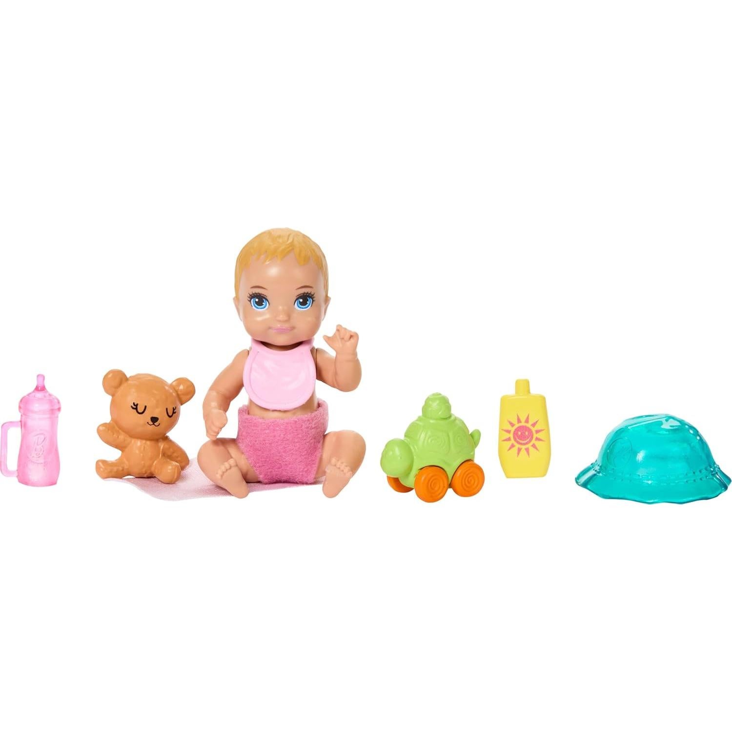 Set de Juego Barbie Skipper Canguros Inc. con Muñeca y Cochecito