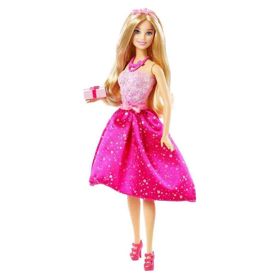 Muñeca Barbie Cumpleaños Rosa con Accesorios - Mattel
