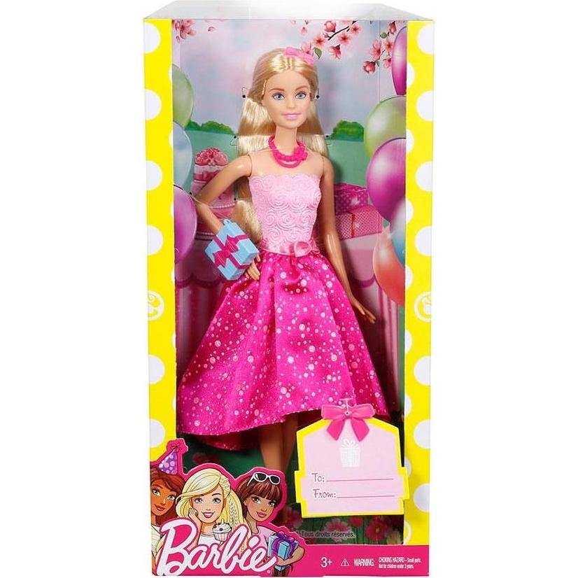 Muñeca Barbie Cumpleaños Rosa con Accesorios - Mattel