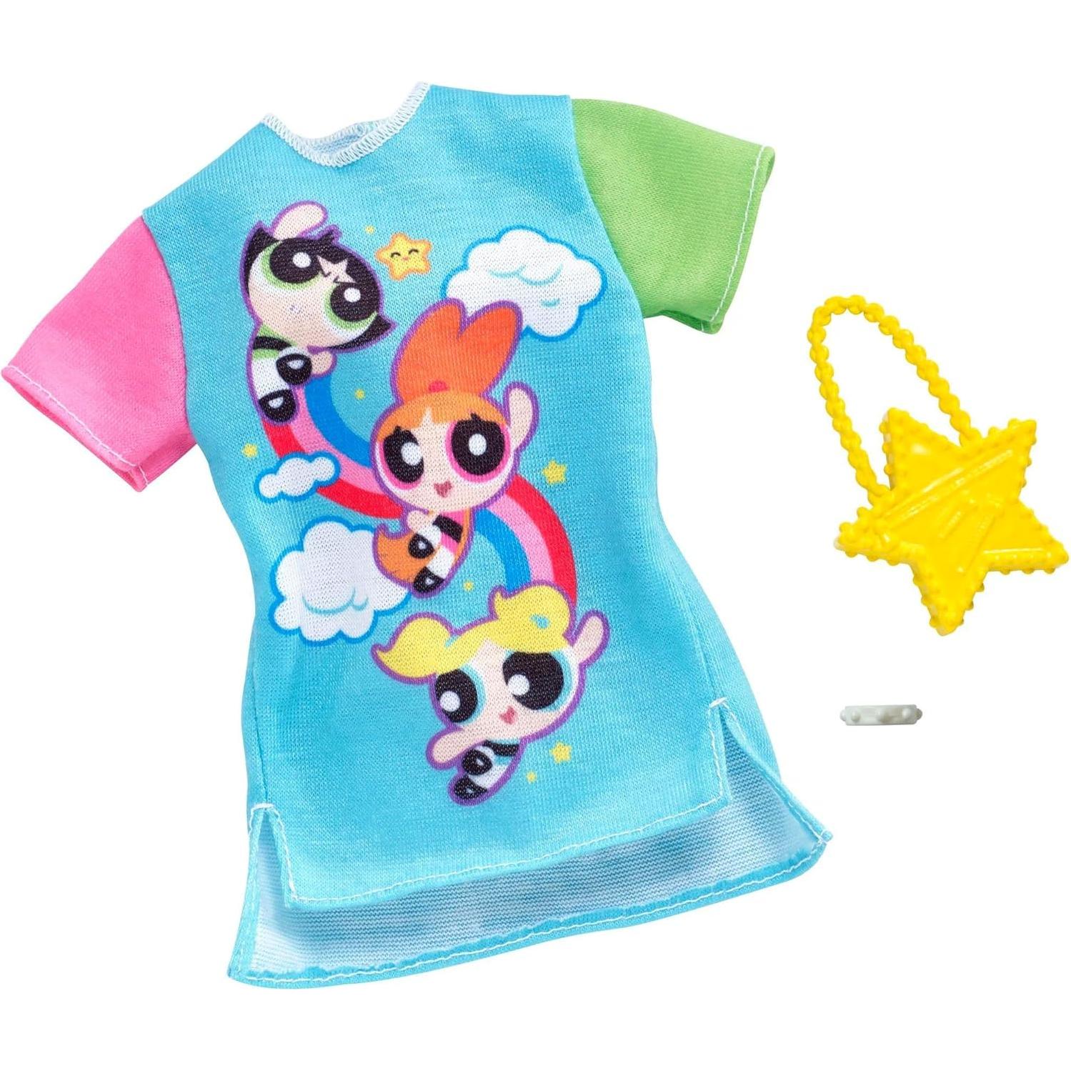 Conjunto de Moda Chicas Superpoderosas para Barbie - 3 Piezas