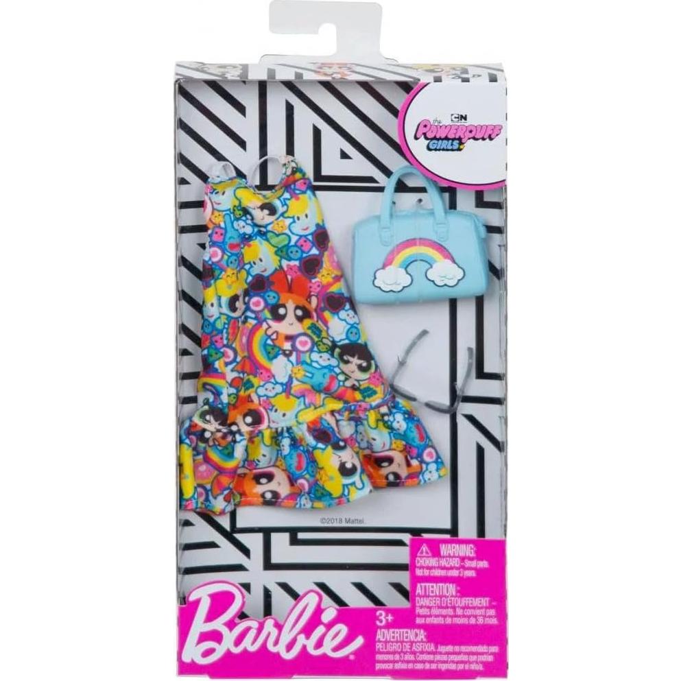 Conjunto de Moda Chicas Superpoderosas para Barbie - 3 Piezas