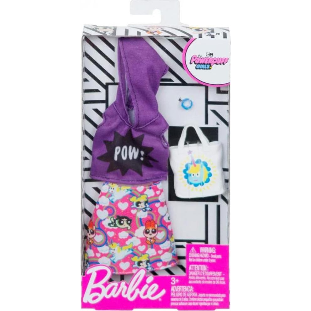 Conjunto de Moda Chicas Superpoderosas para Barbie - 3 Piezas