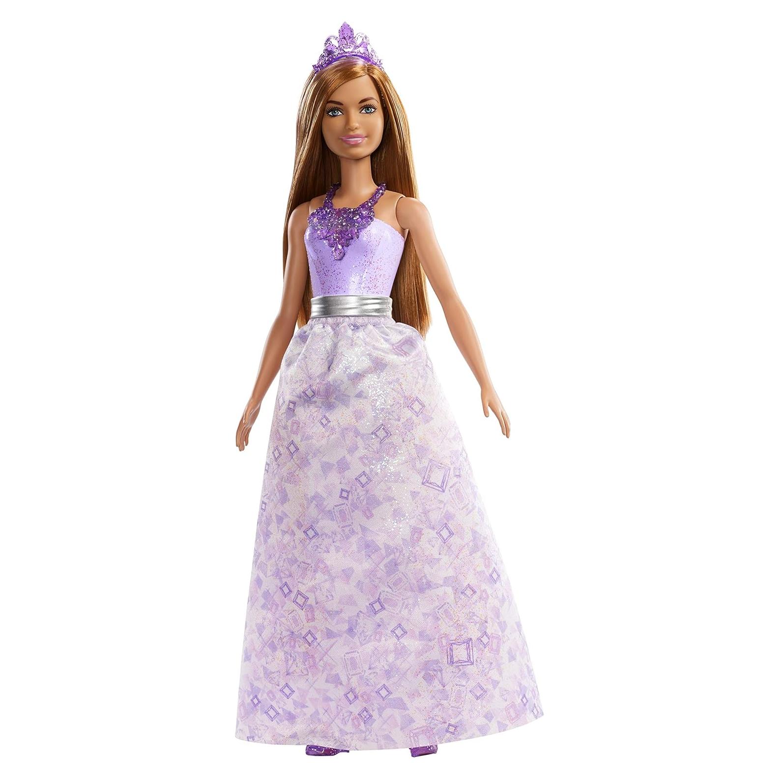 Muñeca Princesa Barbie Dreamtopia 30.48 cm Morena Atuendo Joyas