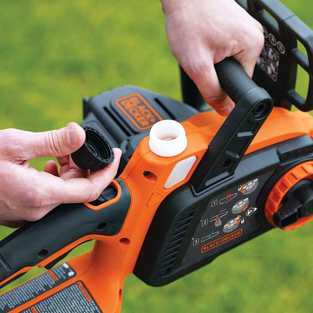 Motosierra inalámbrica BLACK+DECKER 20V 25,4 cm con batería
