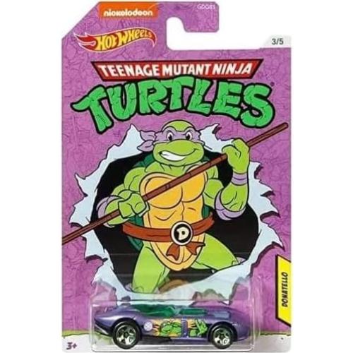 Conjunto de 5 Vehículos Hot Wheels TMNT - Mattel