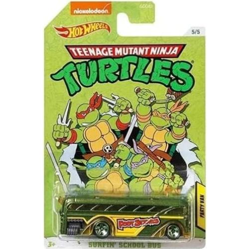 Conjunto de 5 Vehículos Hot Wheels TMNT - Mattel