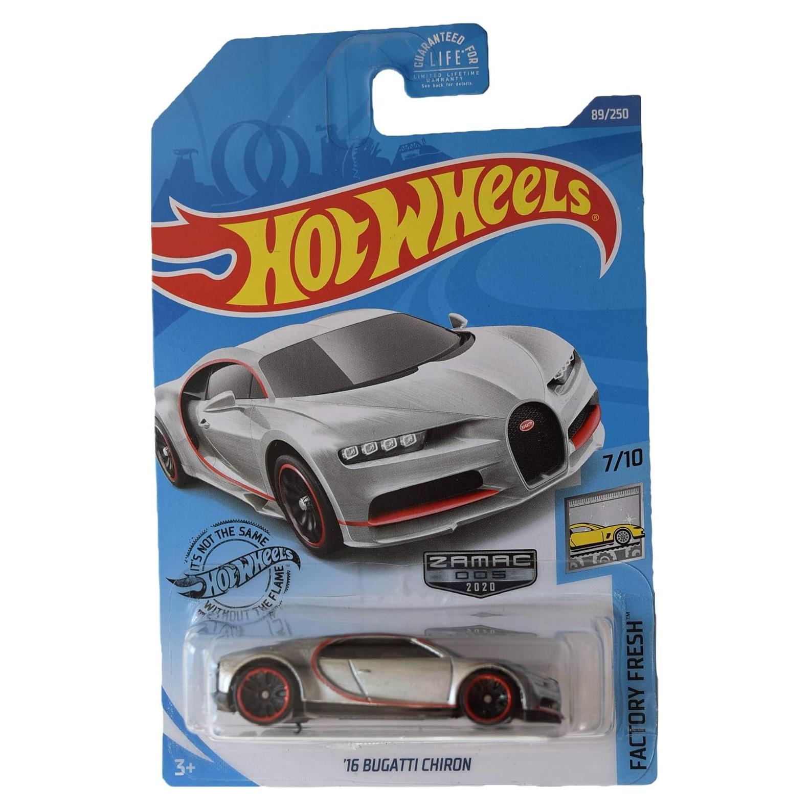 Hot Wheels Bugatti Chiron Zamac 1:64 Mattel