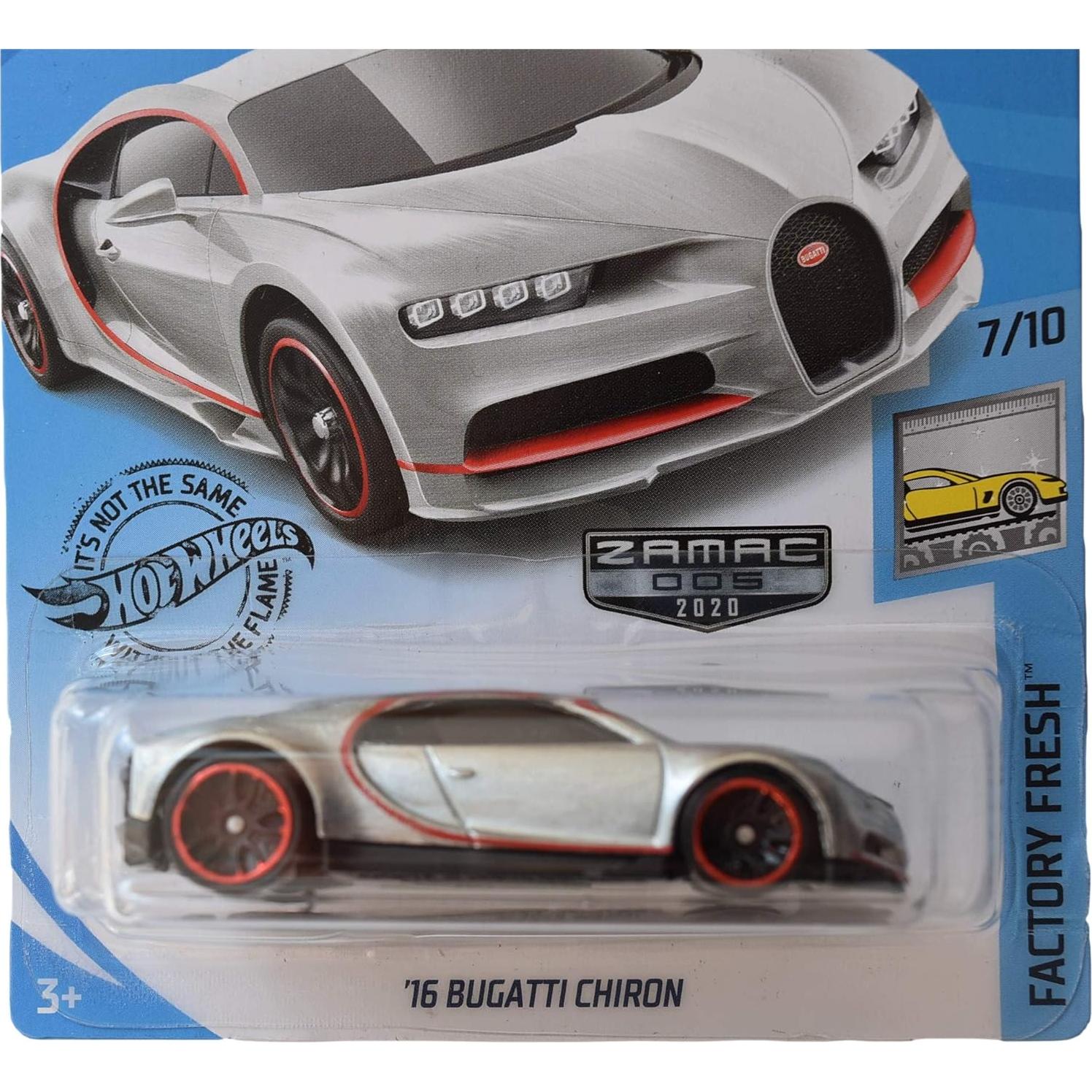 Hot Wheels Bugatti Chiron Zamac 1:64 Mattel