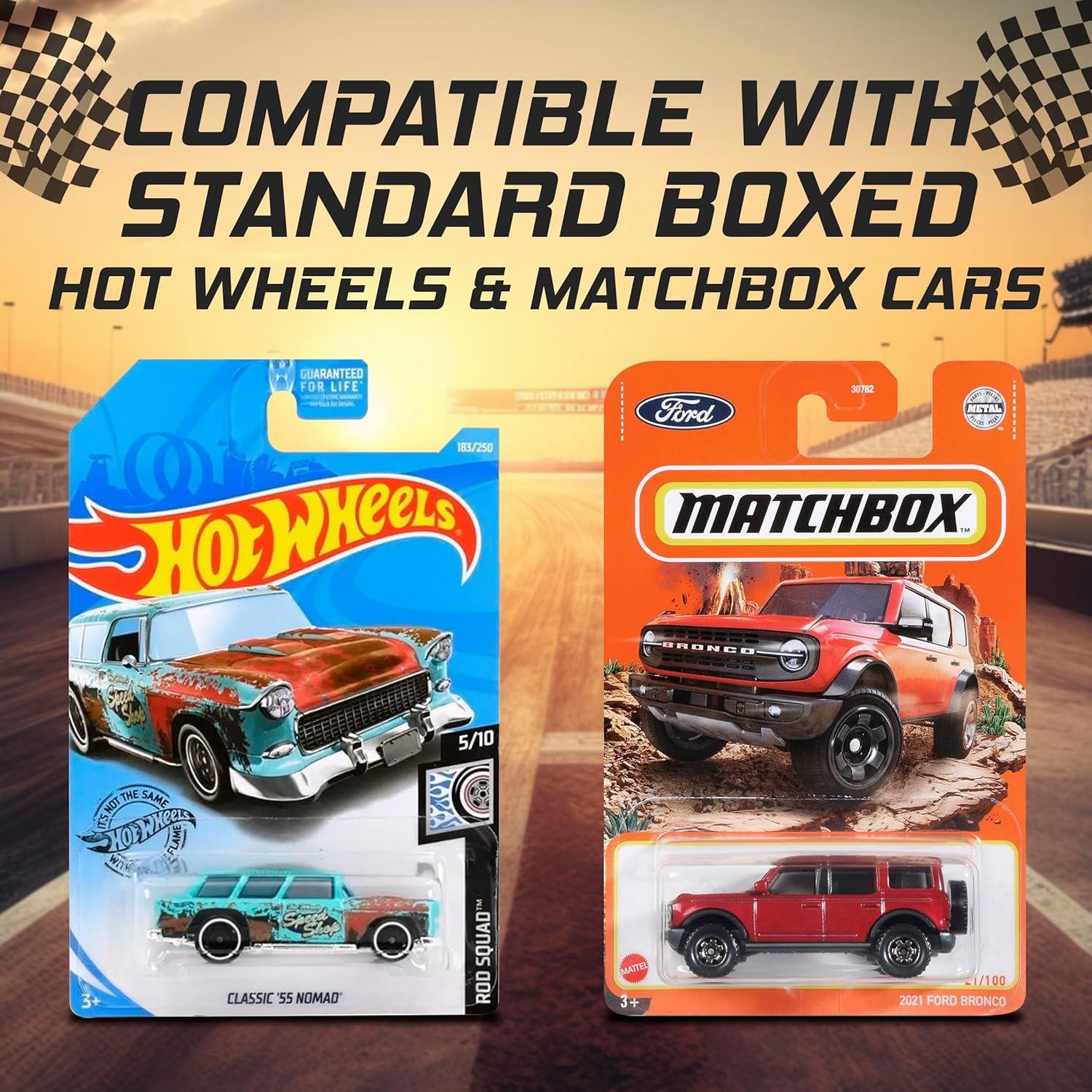 Estuche de exhibición acrílico Player One para 30 coches - Paquete de 3