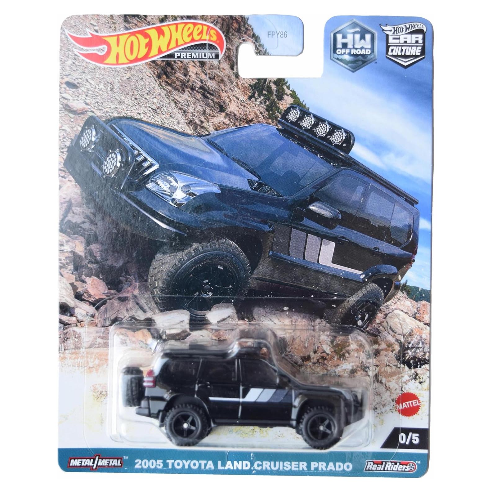 Hot Wheels 2005 Toyota Land Cruiser Prado Negro 7.6x5.1cm
