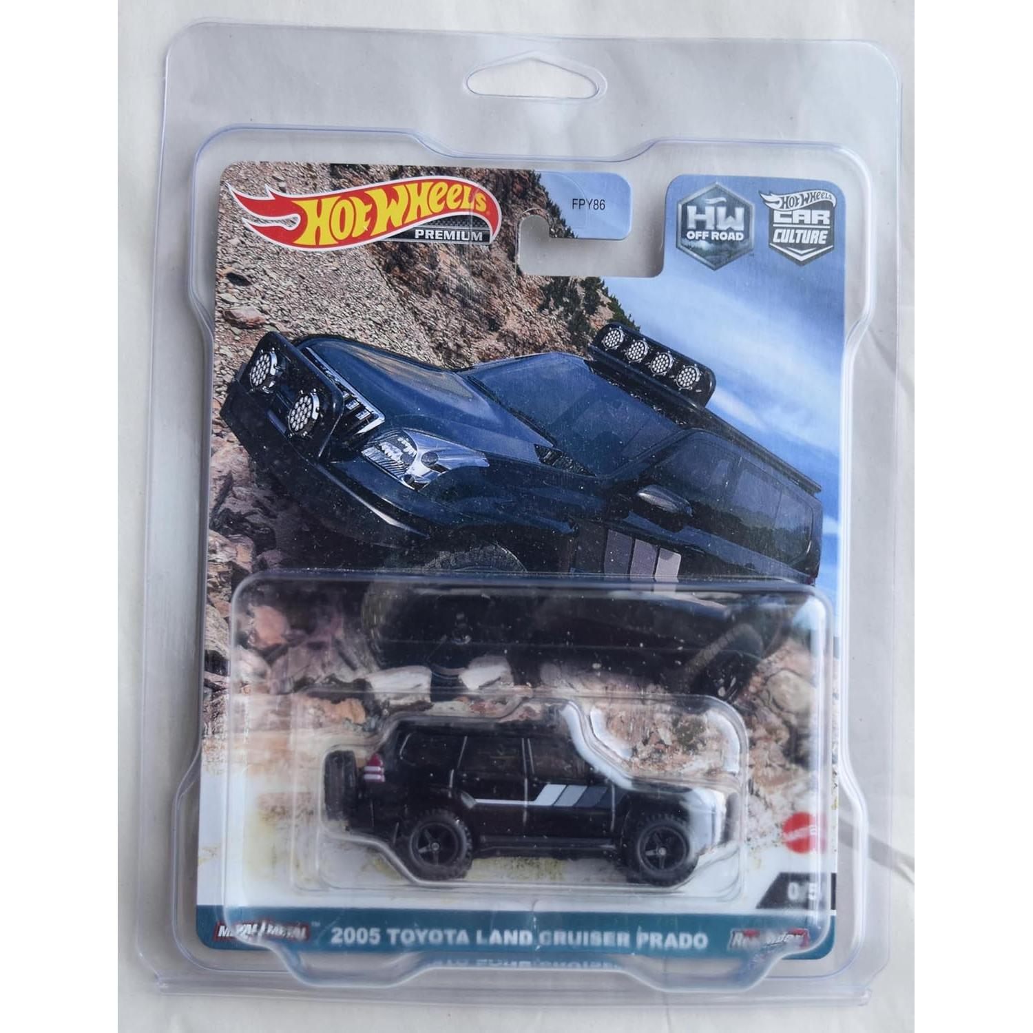 Hot Wheels 2005 Toyota Land Cruiser Prado Negro 7.6x5.1cm