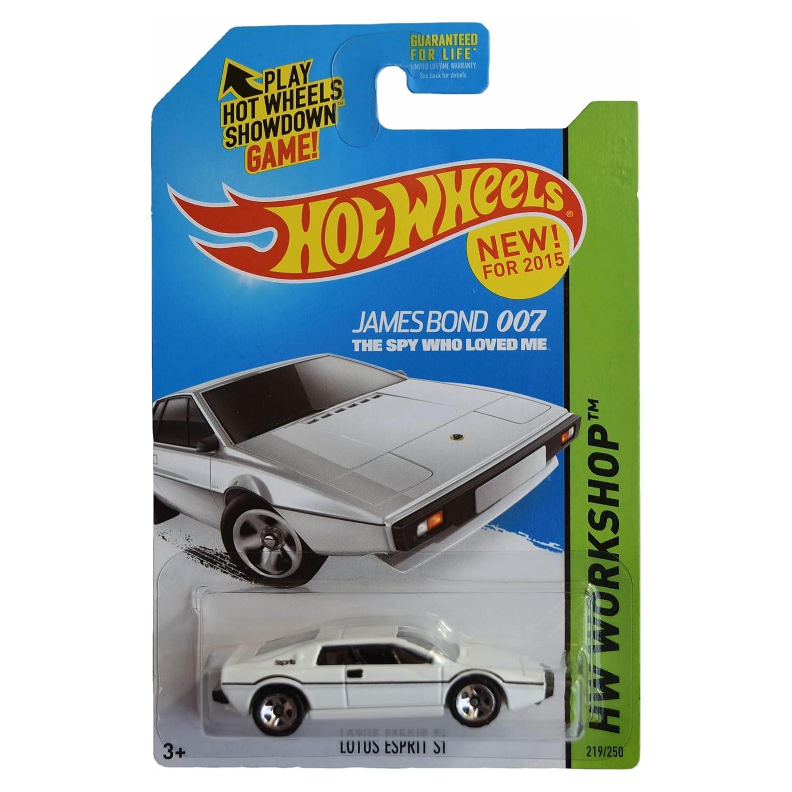 Hot Wheels Lotus Esprit S1 Blanco 2015 Coleccionista