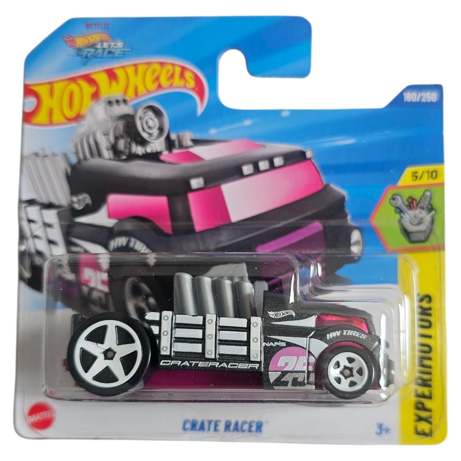 Hot Wheels Crate Racer JBB02 1:64 Vehículo a Escala Mattel