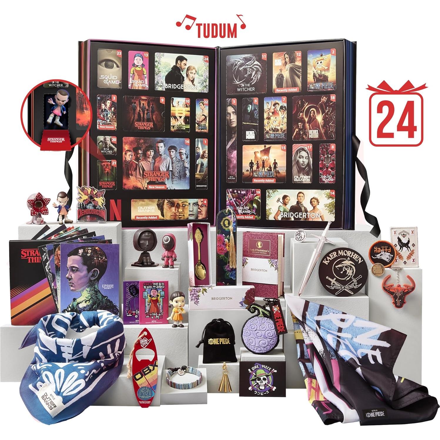 Caja de Regalo Calendario de Adviento Netflix Yume - 24 Artículos Coleccionables