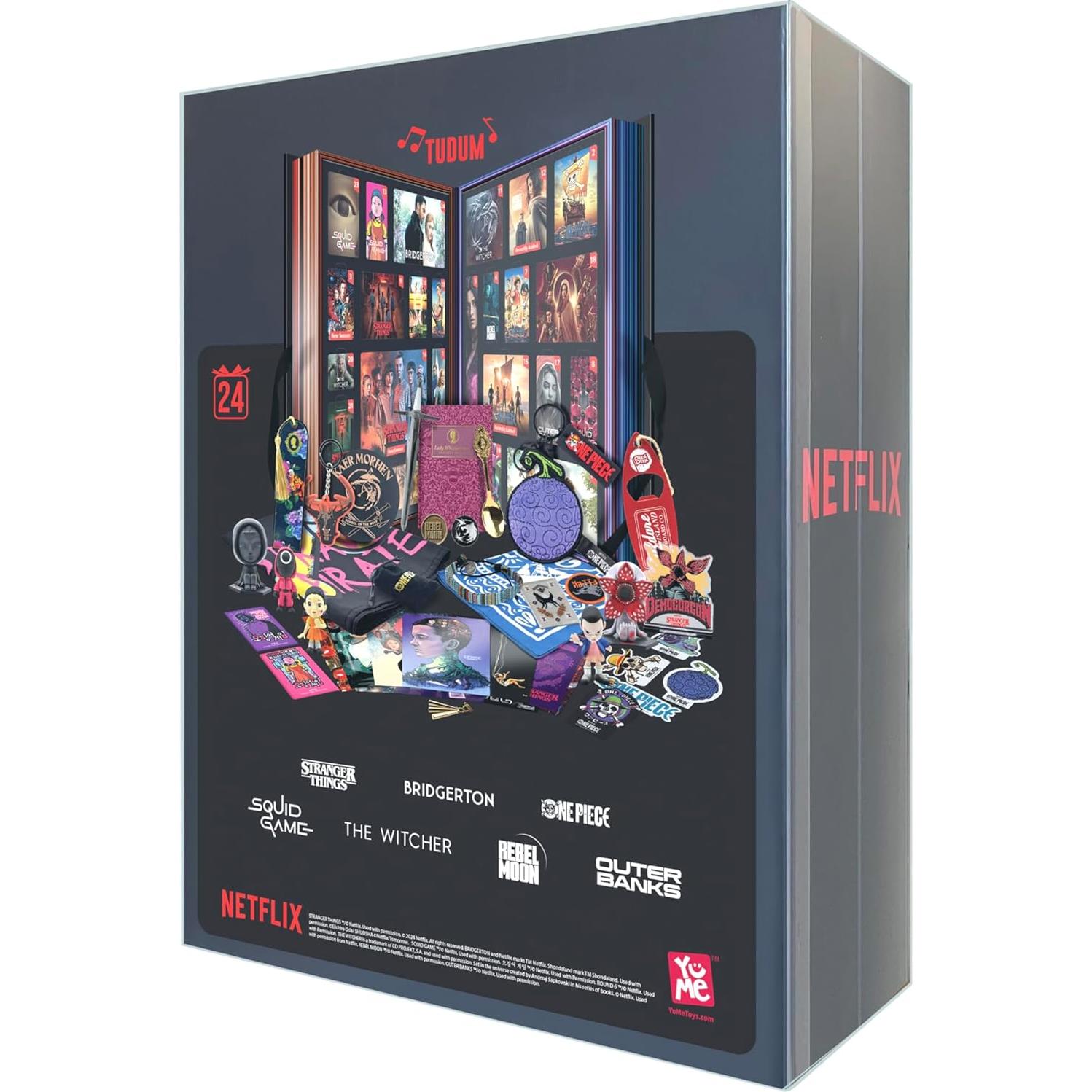 Caja de Regalo Calendario de Adviento Netflix Yume - 24 Artículos Coleccionables