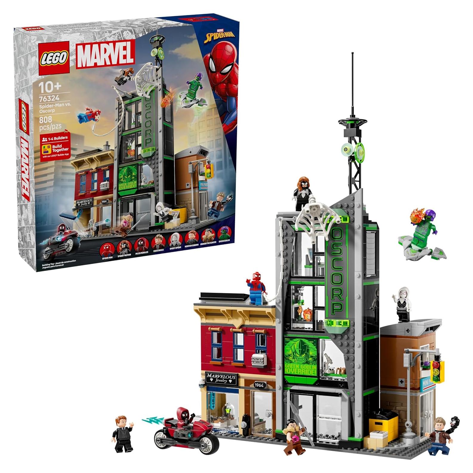 LEGO Marvel Spider-Man vs. Oscorp 76324 - Set de 808 Piezas