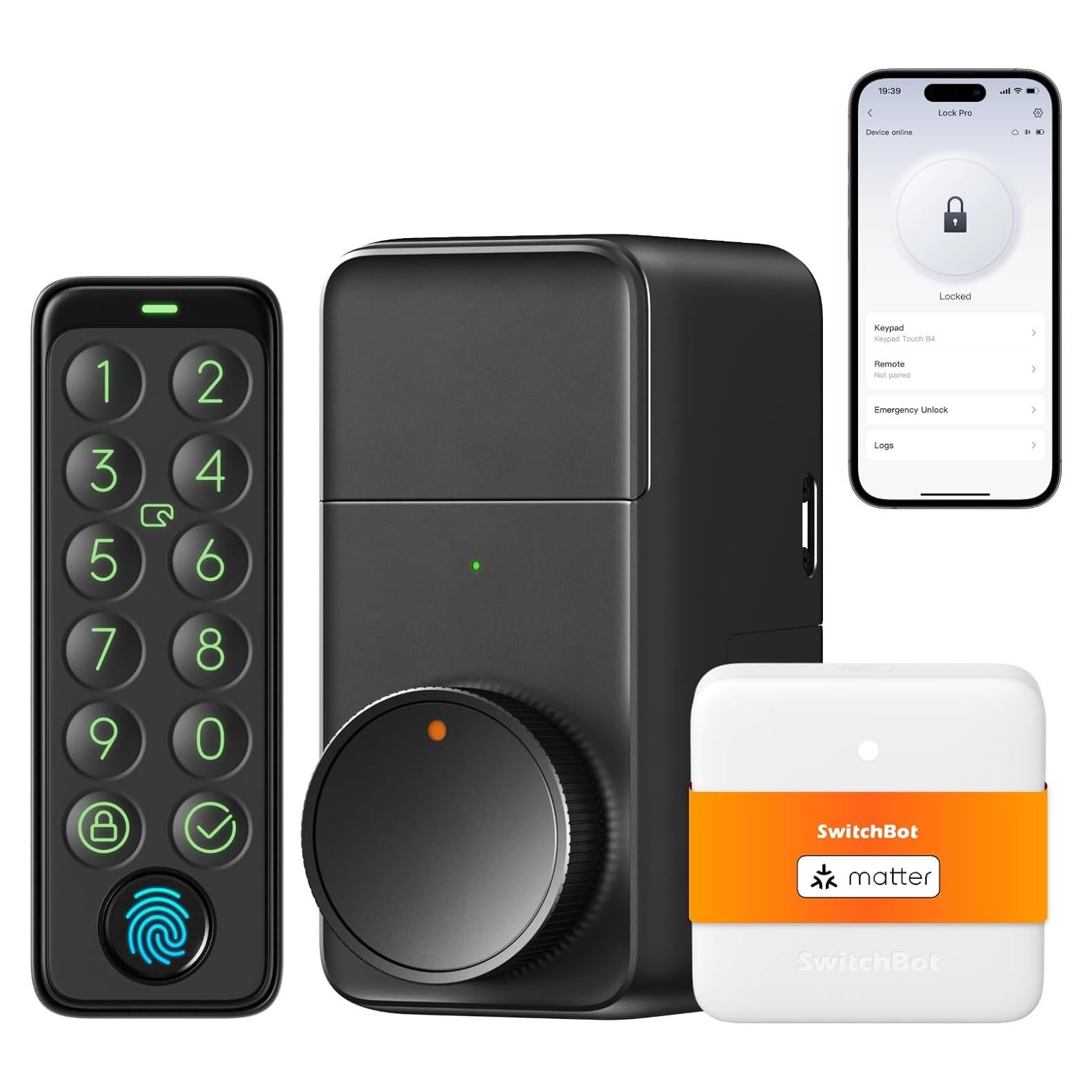 Cerradura Inteligente SwitchBot Lock Pro con Teclado Táctil