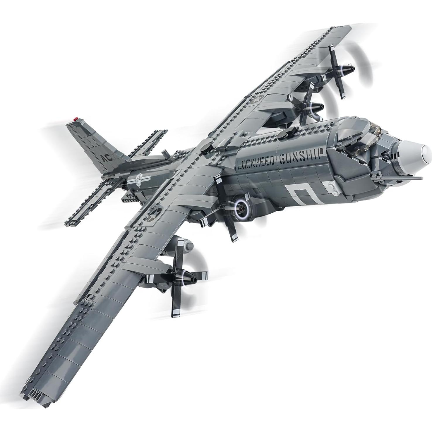 Set de Bloques de Construcción AC-130 Hercules General Jim - 1713 Piezas
