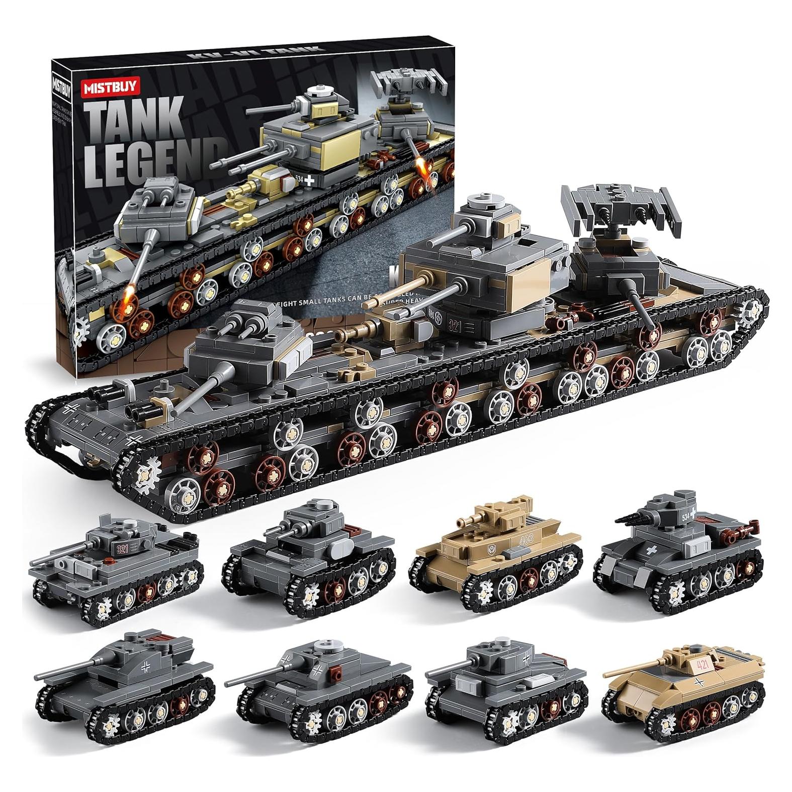 Set de Construcción de Tanques MISTBUY 1165 Piezas KV-VI