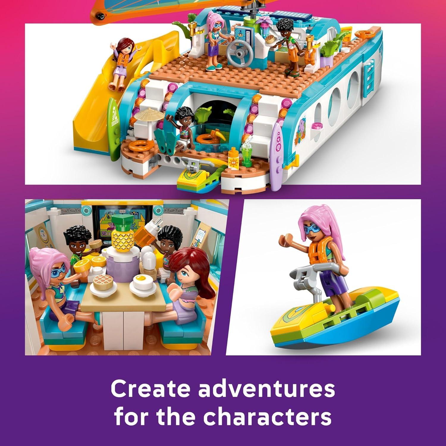 LEGO Friends Aventura en Barco de Viaje 42664 - Juguete 685 Piezas