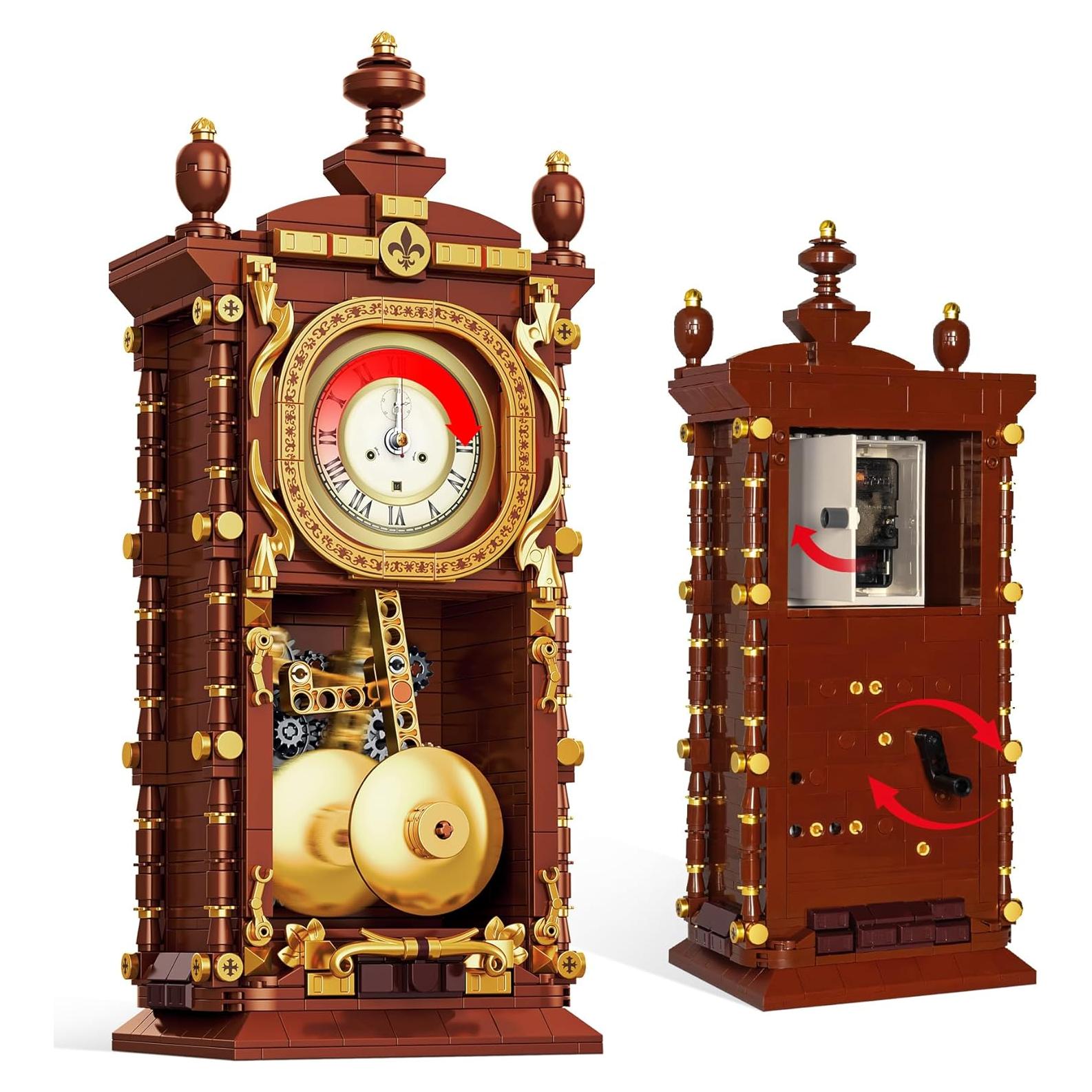 Juego de Construcción Reloj Péndulo Vintage Loyratche 751 Piezas