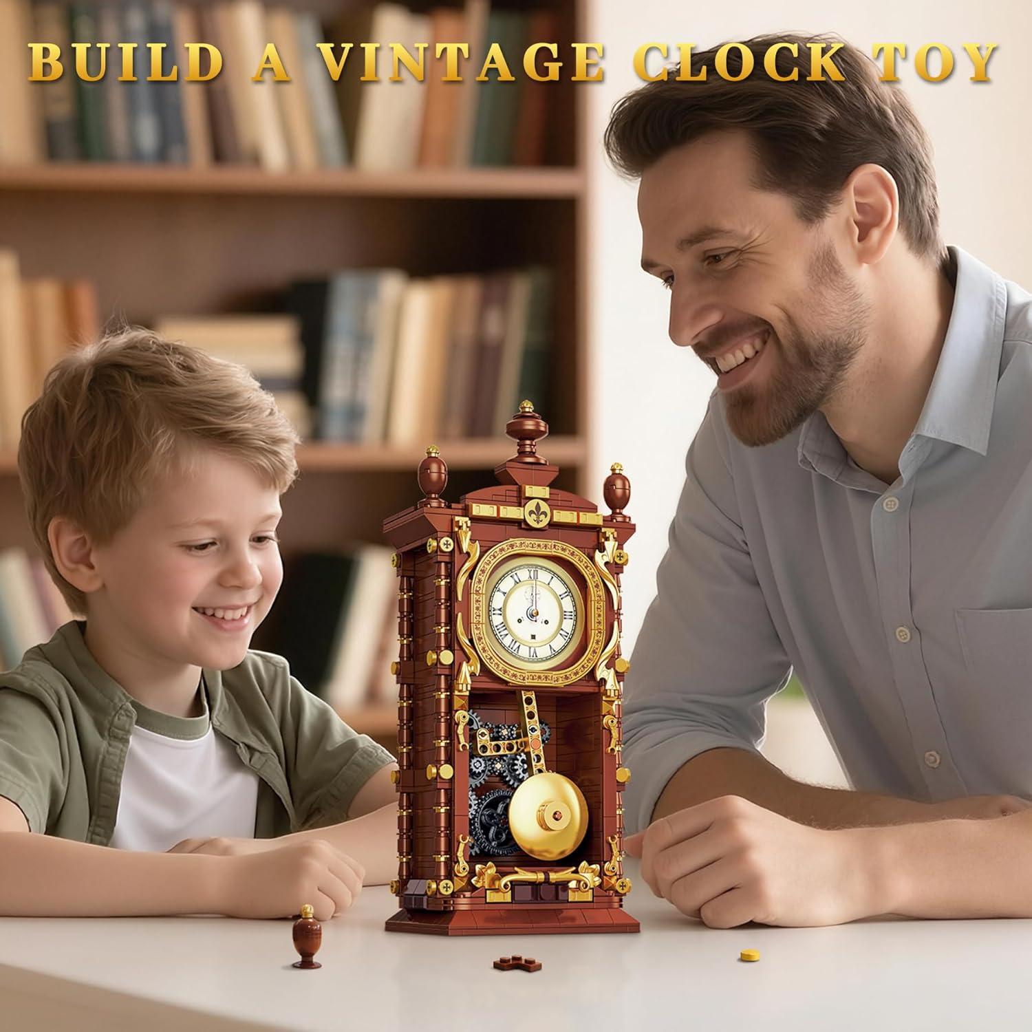 Juego de Construcción Reloj Péndulo Vintage Loyratche 751 Piezas