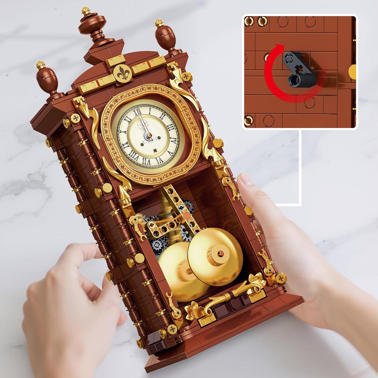 Juego de Construcción Reloj Péndulo Vintage Loyratche 751 Piezas