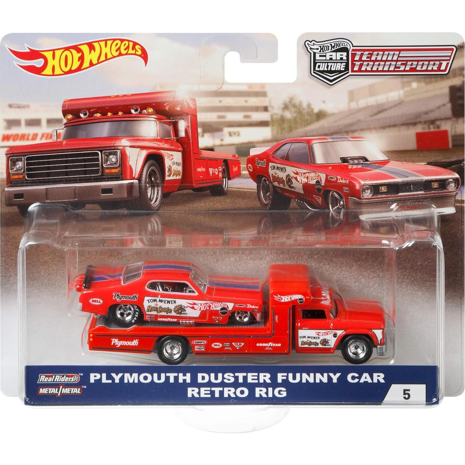 Hot Wheels Equipo Transporte Retro Rig 1:64 Mattel