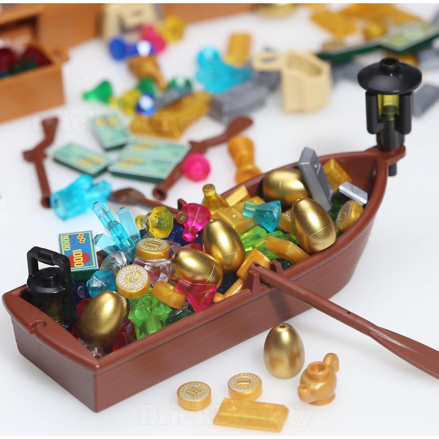 Set de Accesorios de Tesoro Pirata BrickBounty 220 Piezas