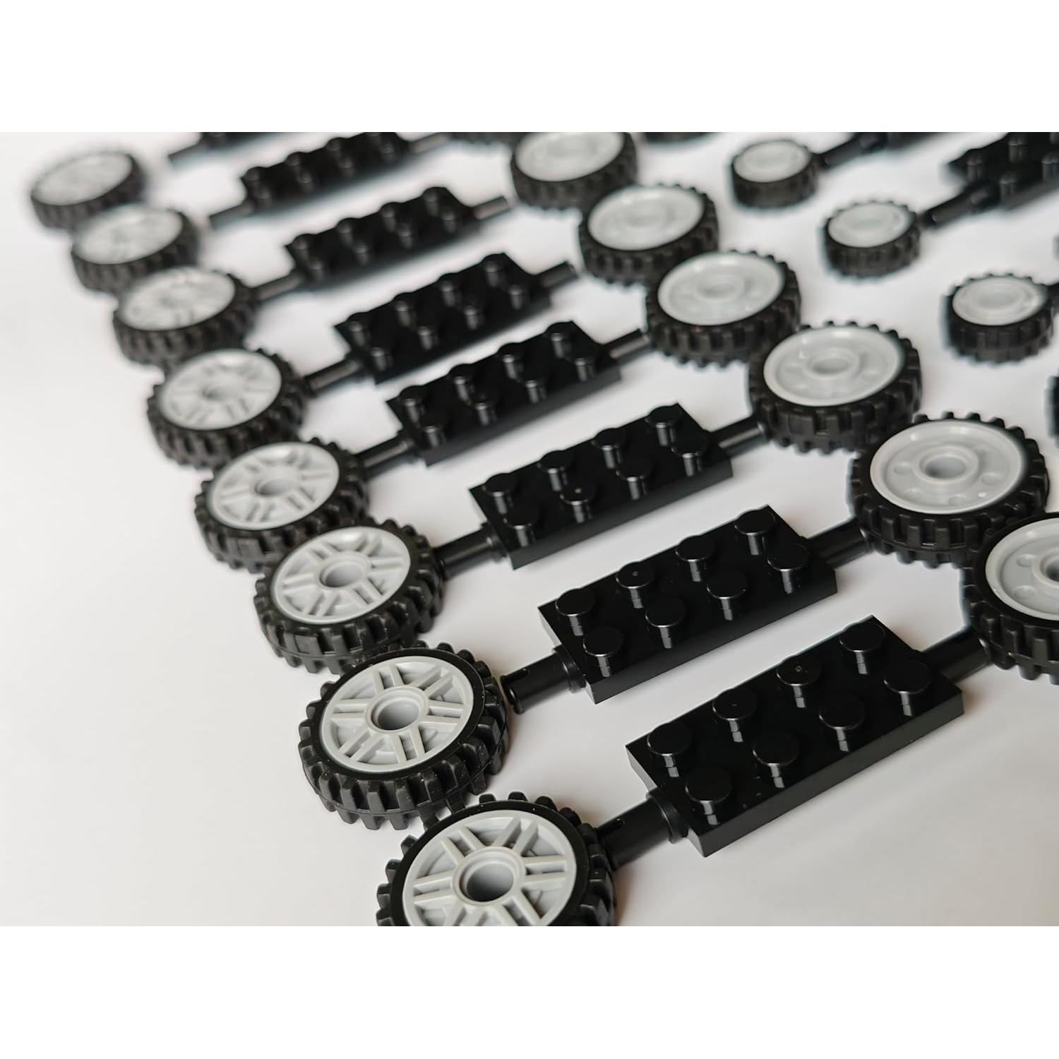 Juego de Ruedas y Neumáticos Ajuzolu 70 Piezas para Autos