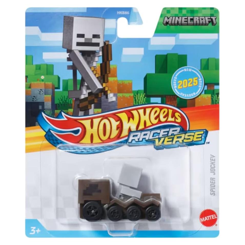 Hot Wheels Racerverse Minecraft Jinete de Araña 2025 - Vehículo Metal