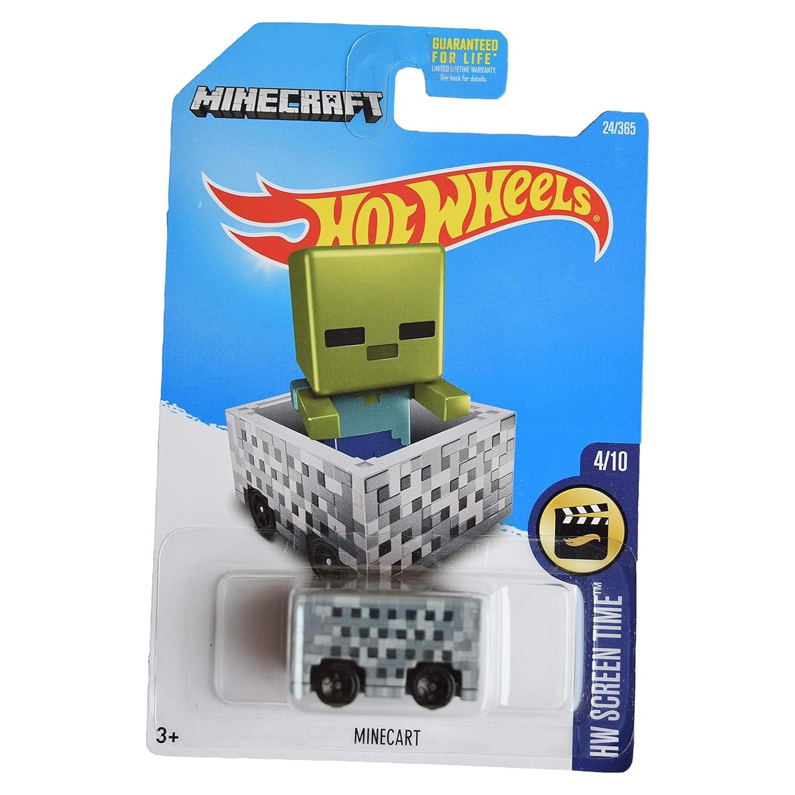 Carrito Hot Wheels Minecraft 1:64 Escala 31.75g