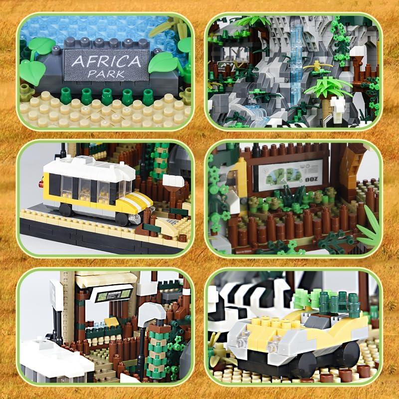 Conjunto de Bloques de Construcción SAMYBLOCKS 4800 PCS Zoológico