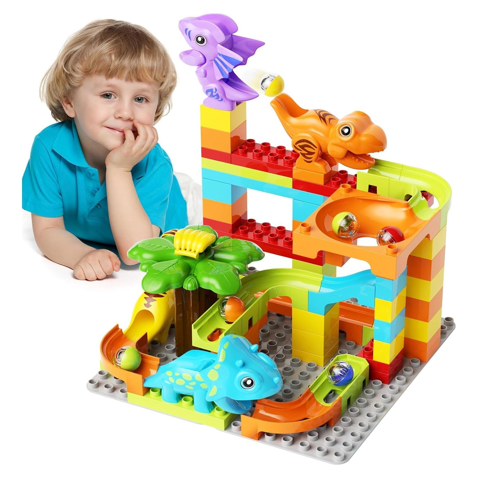 Bloques de Construcción Dinosaurio 78PCS Hunloot - Juguete Educativo