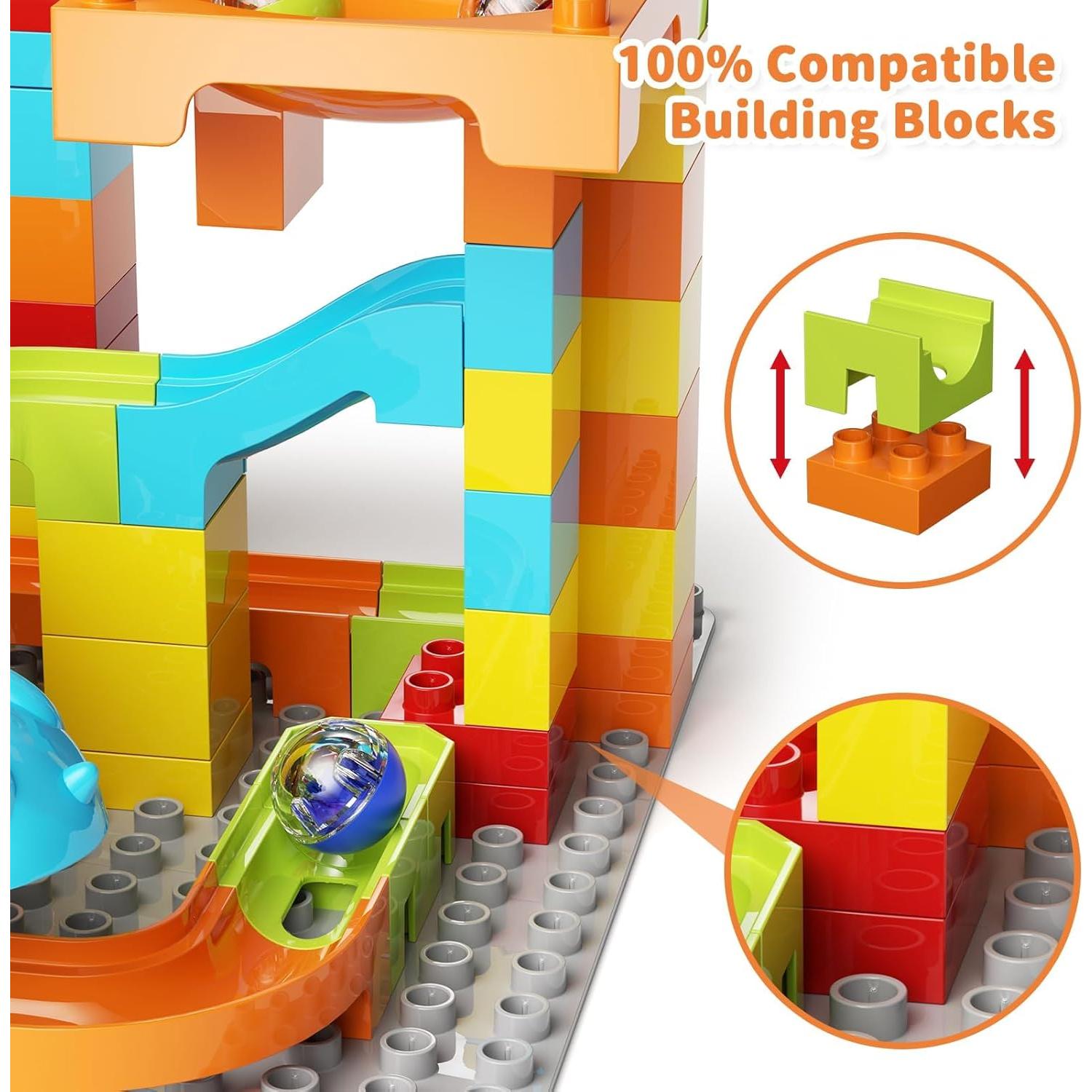 Bloques de Construcción Dinosaurio 78PCS Hunloot - Juguete Educativo