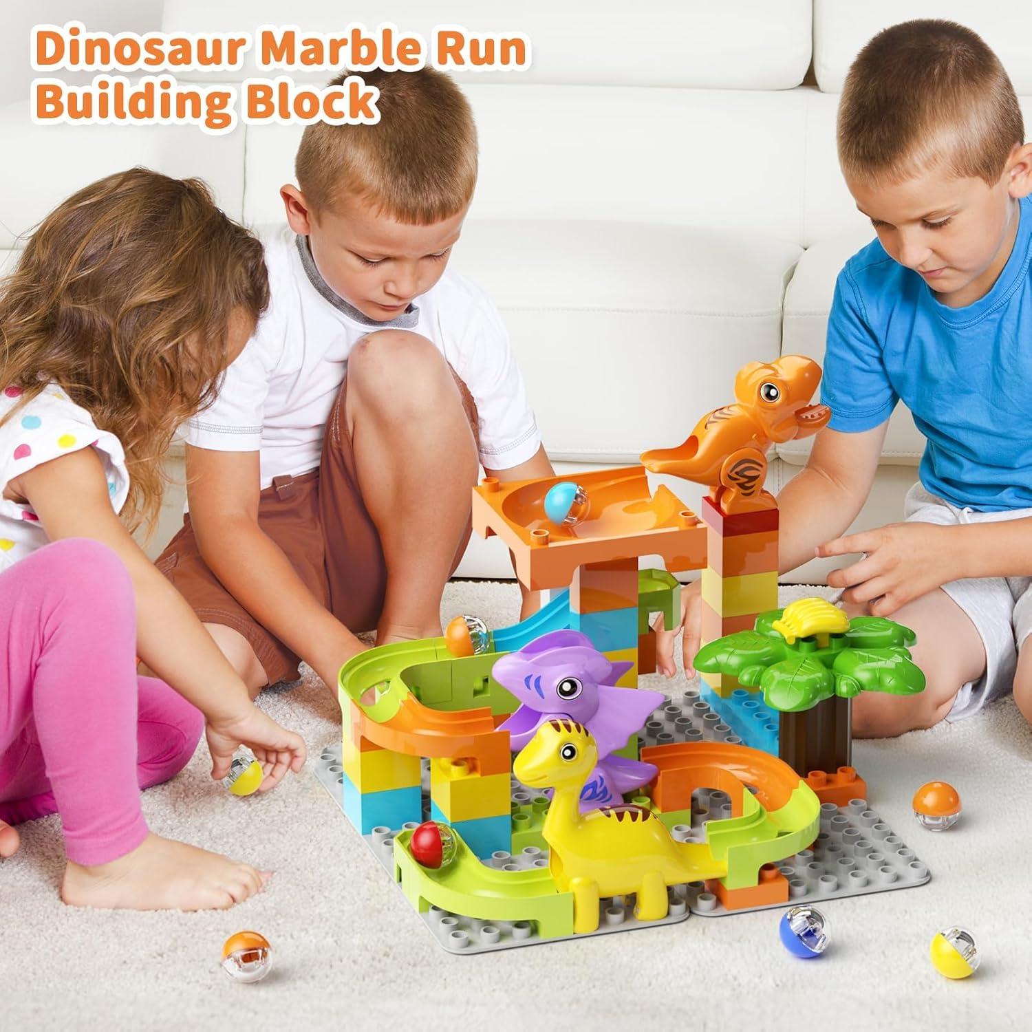 Bloques de Construcción Dinosaurio 78PCS Hunloot - Juguete Educativo