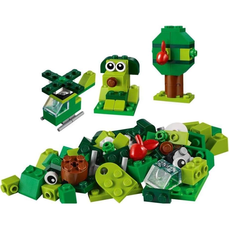 LEGO Classic Ladrillos Verdes 11007 - Kit de Inicio 60 Piezas