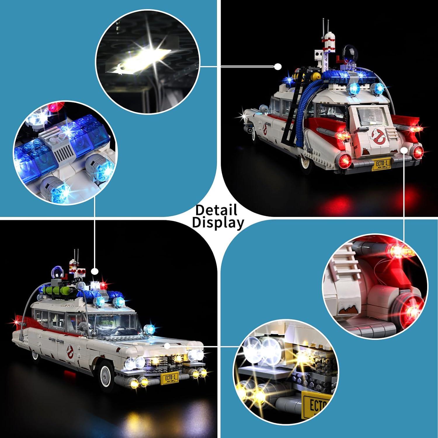 Kit de Luz LED BrickSoul para Lego Ghostbusters ECTO-1
