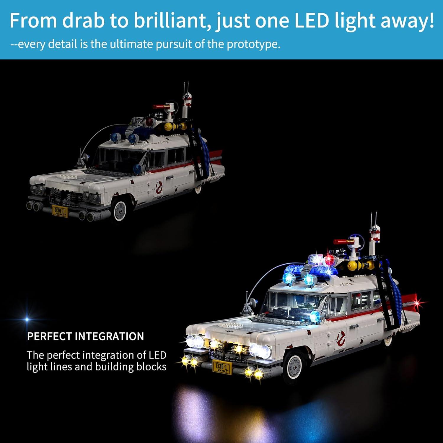 Kit de Luz LED BrickSoul para Lego Ghostbusters ECTO-1
