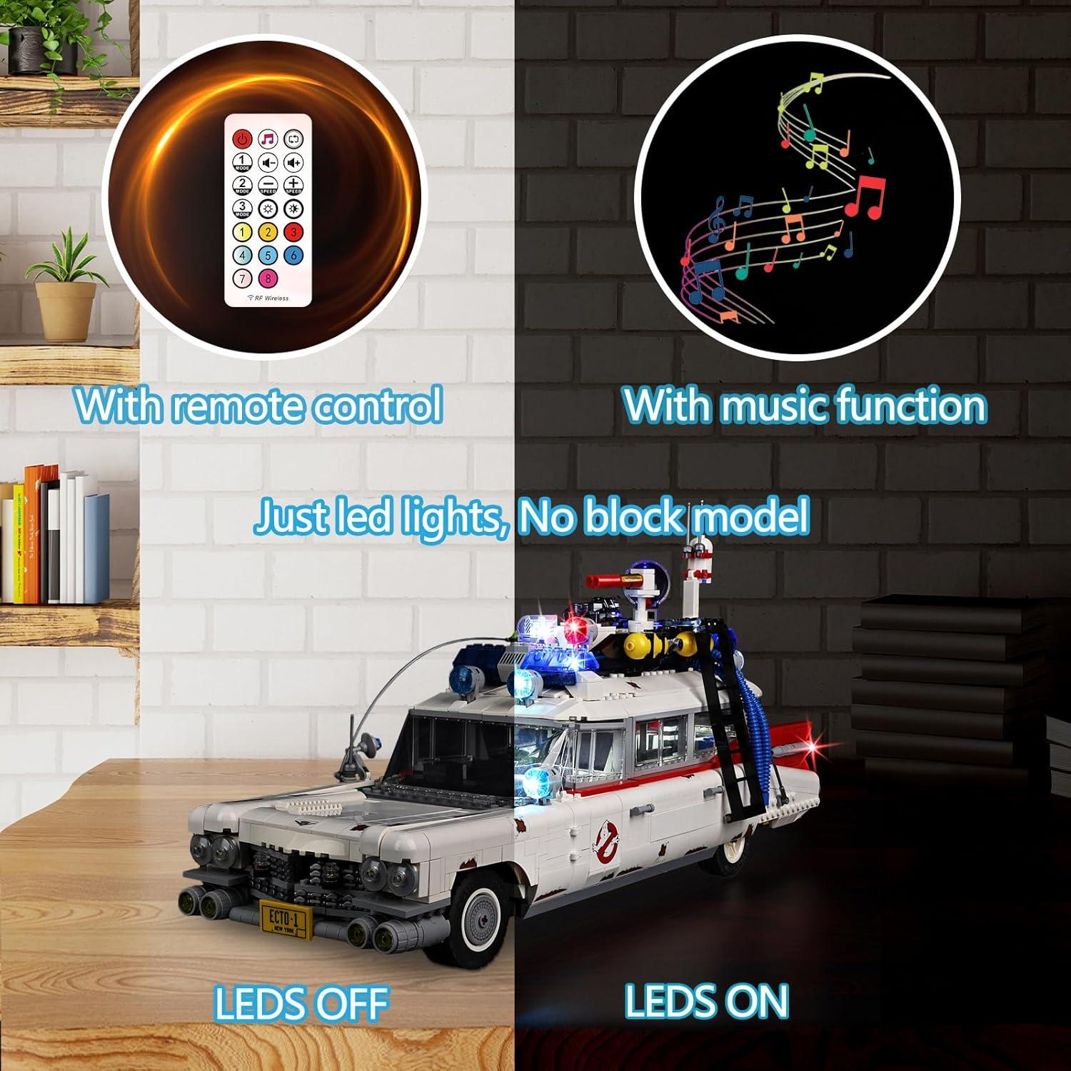 Kit de Luz LED BrickSoul para Lego Ghostbusters ECTO-1