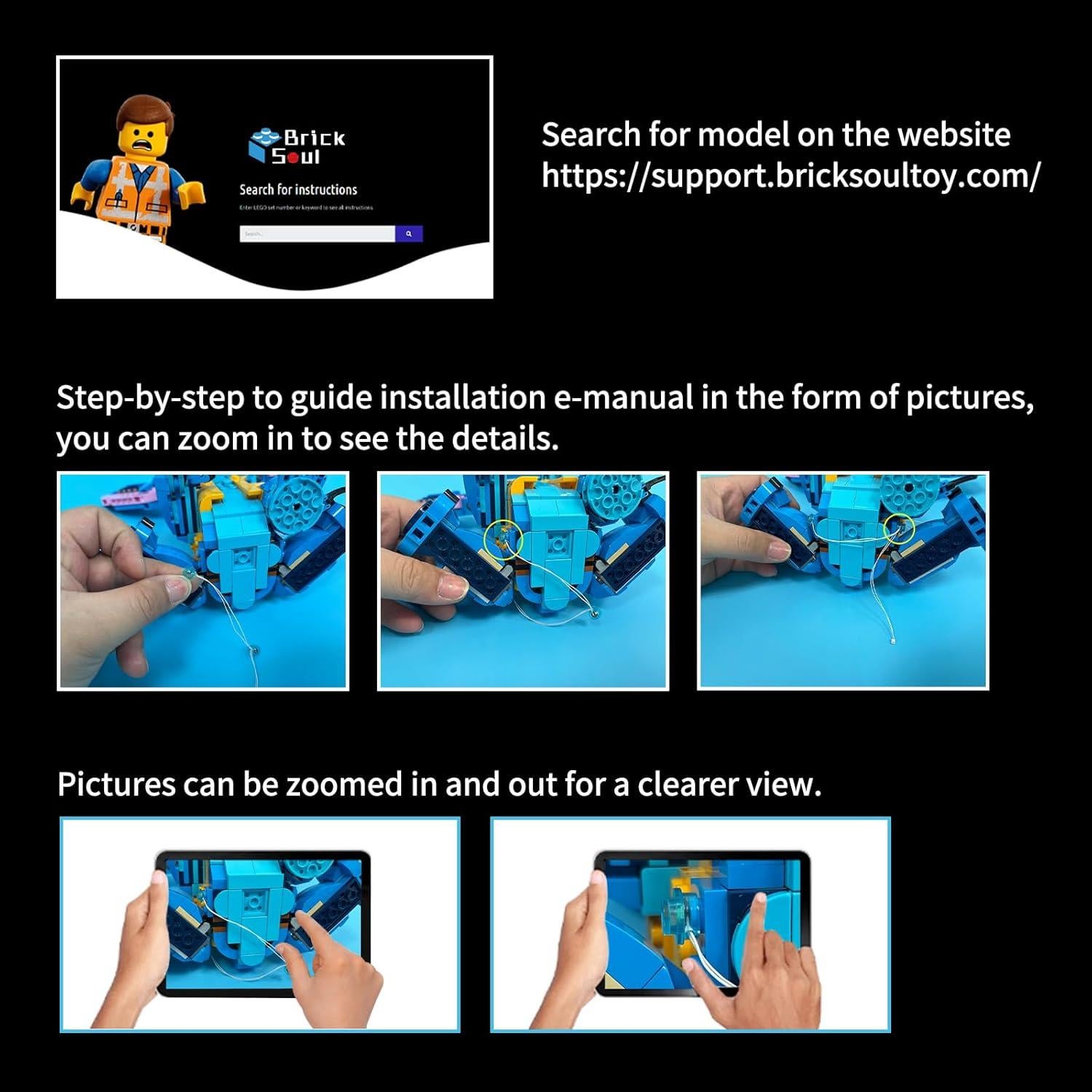 Kit de Luz LED BrickSoul para Lego Ghostbusters ECTO-1