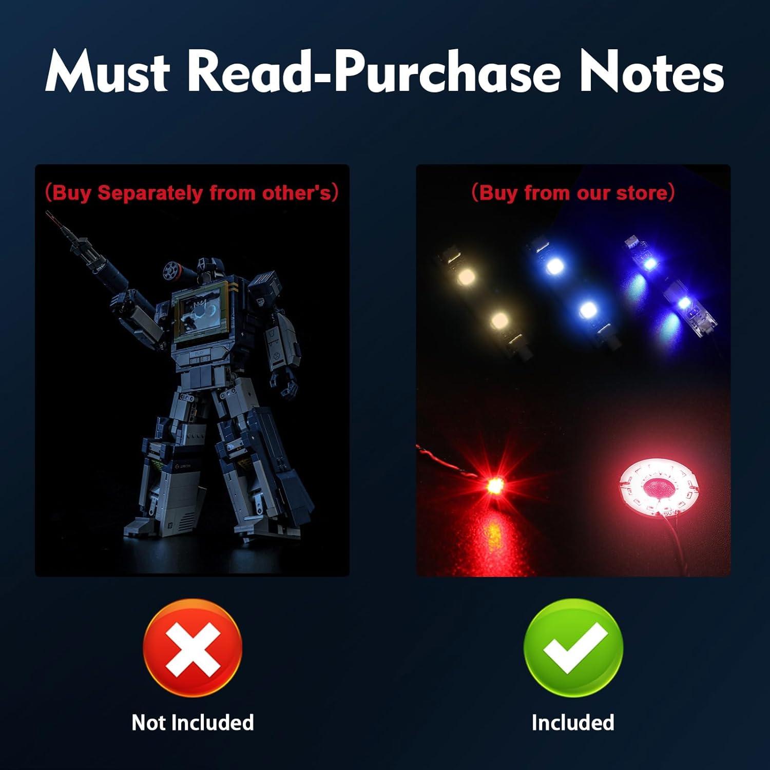 Kit de Luz LED BrickBling para LEGO Soundwave 10358