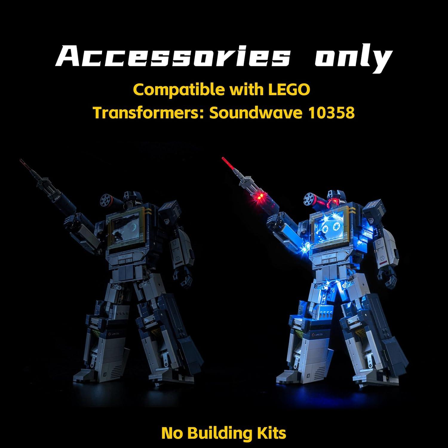 Kit de Luz LED BrickBling para LEGO Soundwave 10358