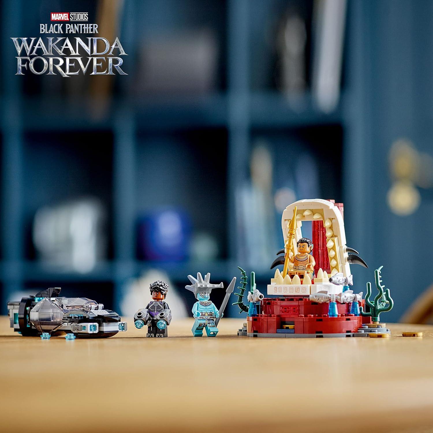 LEGO Marvel Trono de Rey Namor 76213 Submarino 355 Piezas