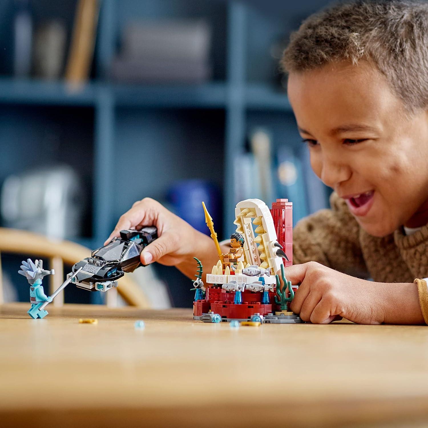 LEGO Marvel Trono de Rey Namor 76213 Submarino 355 Piezas