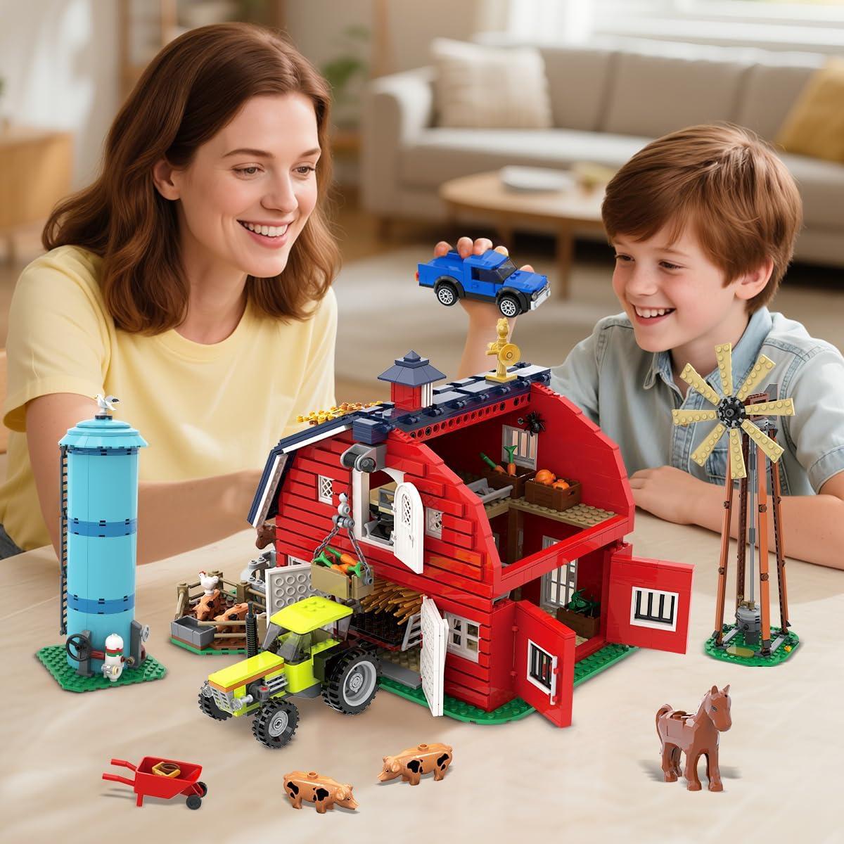 Juego de Construcción de Granja INSOON 1419 PZS con Luces LED