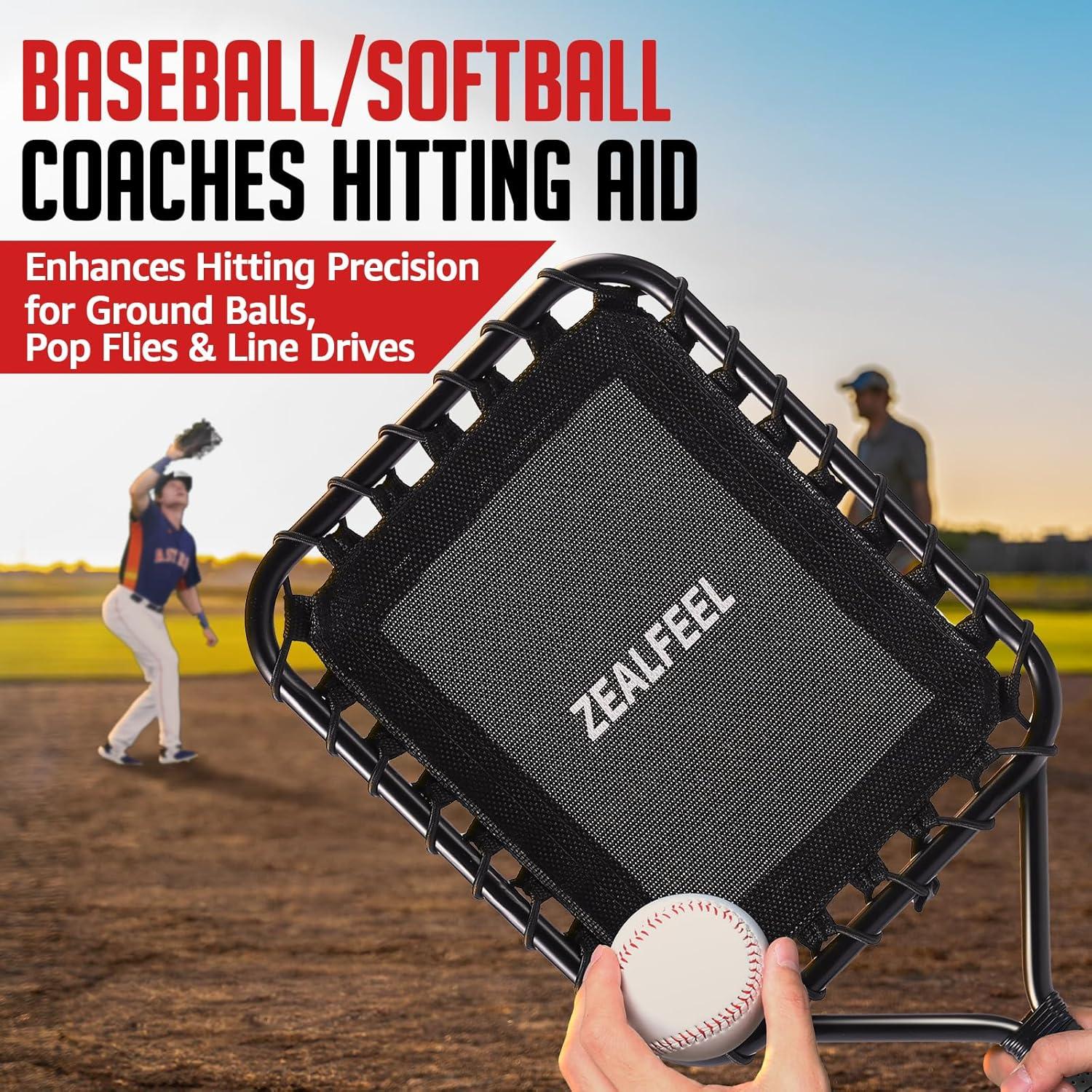 Raqueta de béisbol ZEALFEEL negra 1.2 kg para entrenamiento