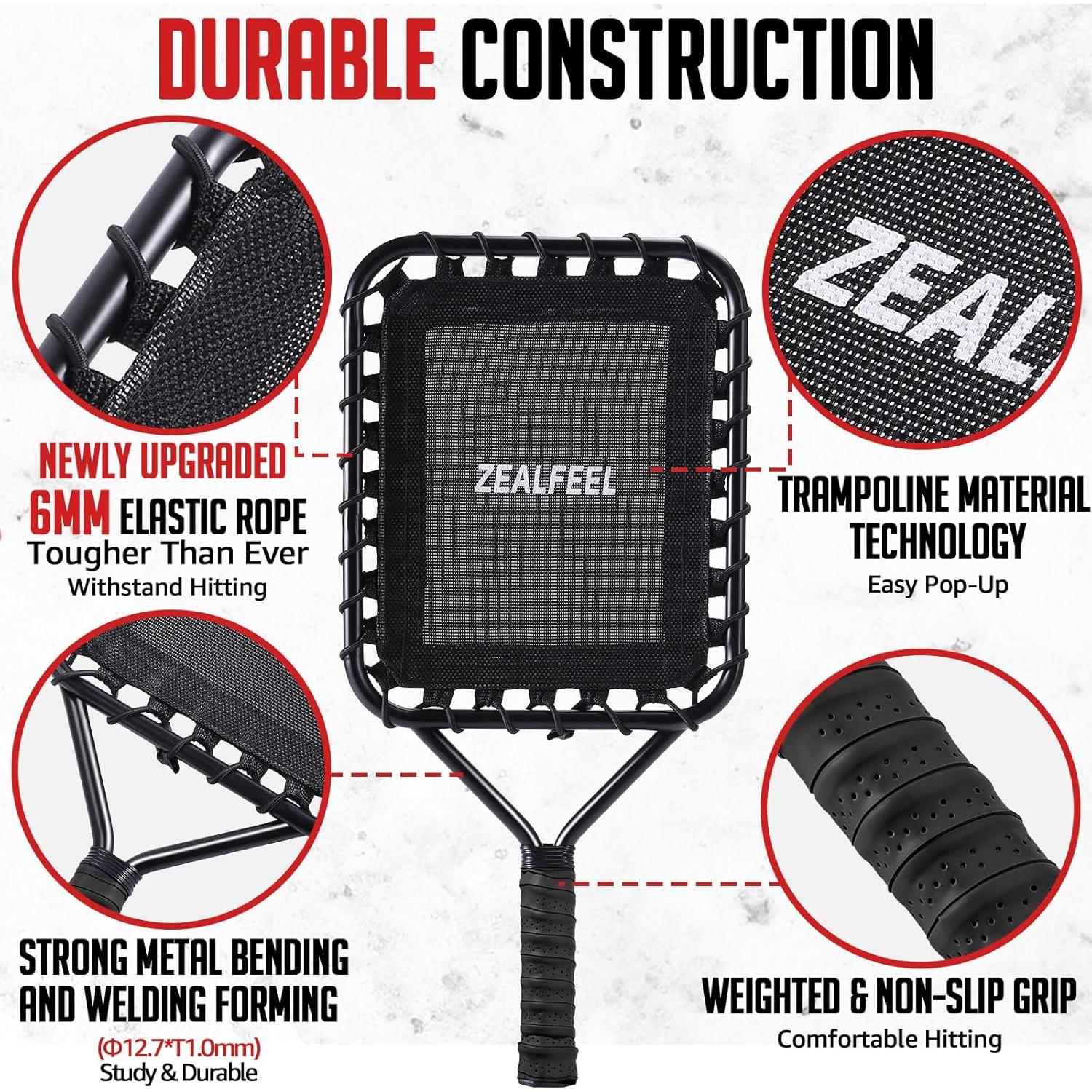 Raqueta de béisbol ZEALFEEL negra 1.2 kg para entrenamiento