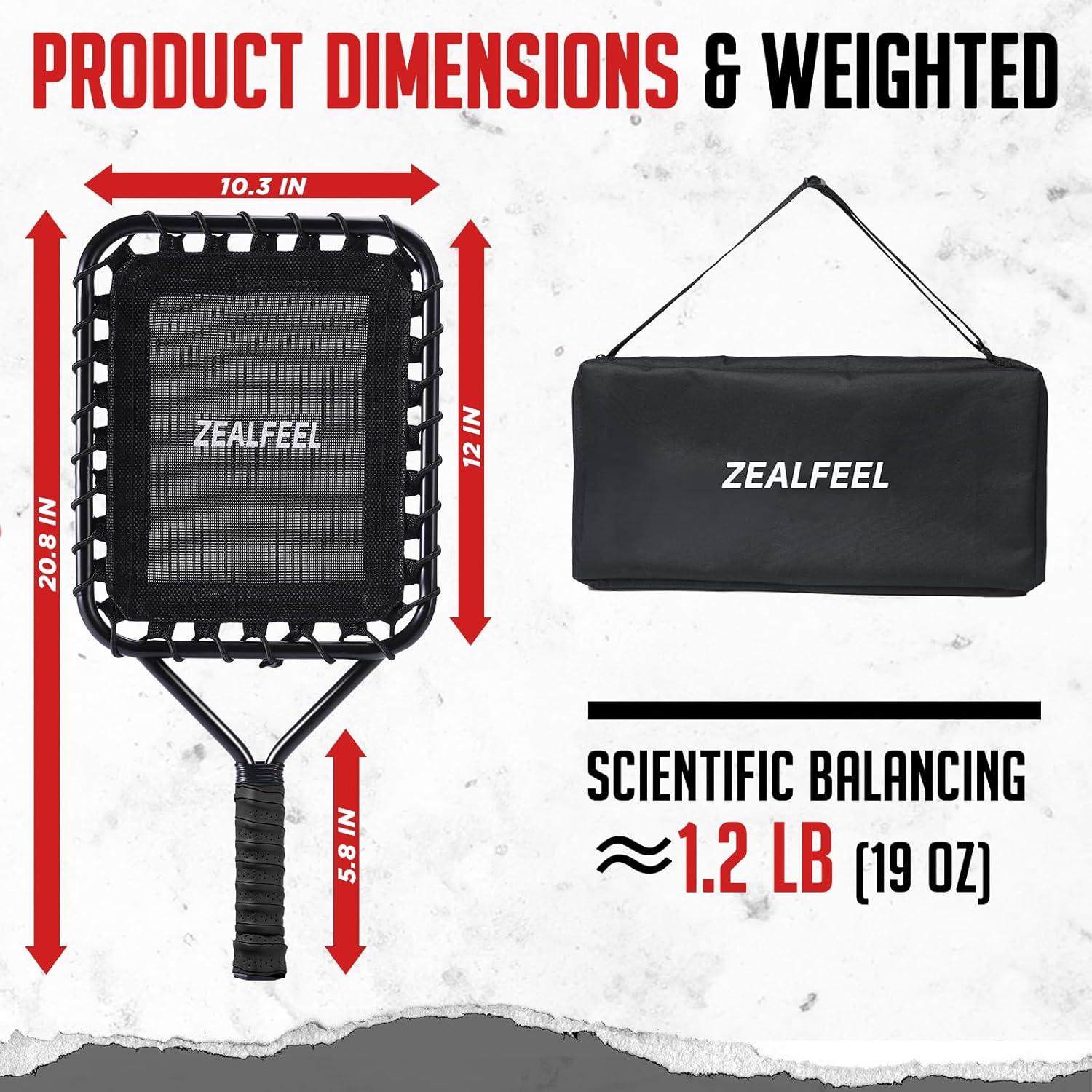 Raqueta de béisbol ZEALFEEL negra 1.2 kg para entrenamiento