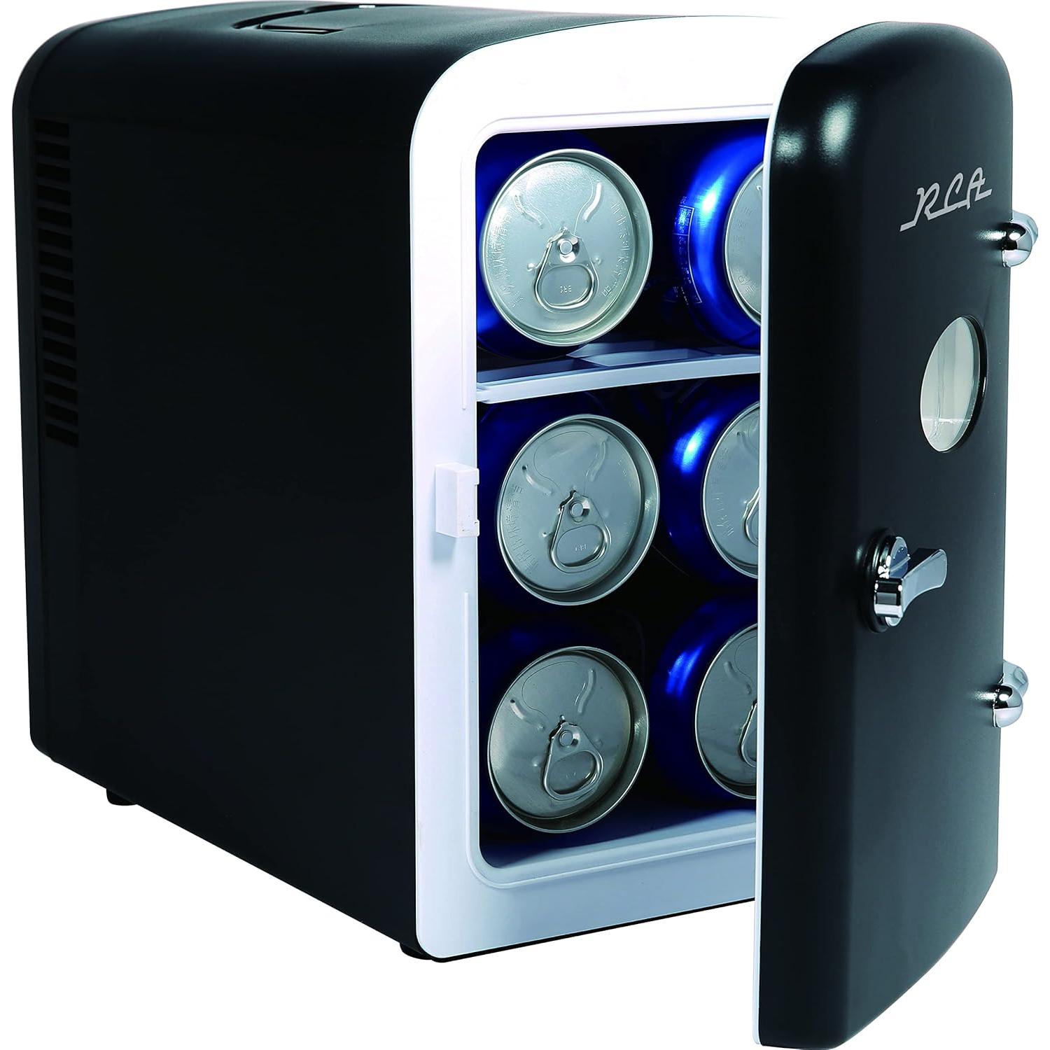 Refrigerador de Bebidas Mini Retro RCA RMIS129-BLACK 4L